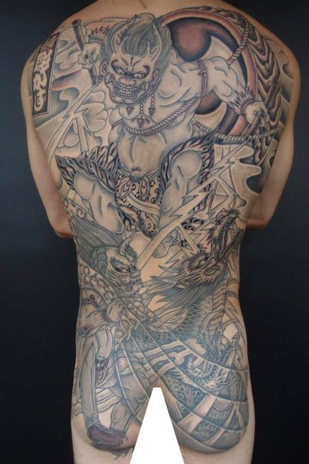 tattoos/ - Fullback Irezumi Oni Tattoo - 115348